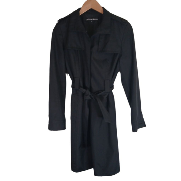 Kenneth Cole Jackets & Blazers - Women's Kenneth Cole Trench Coat - Black - Size Small - Modern, Sleek, Business